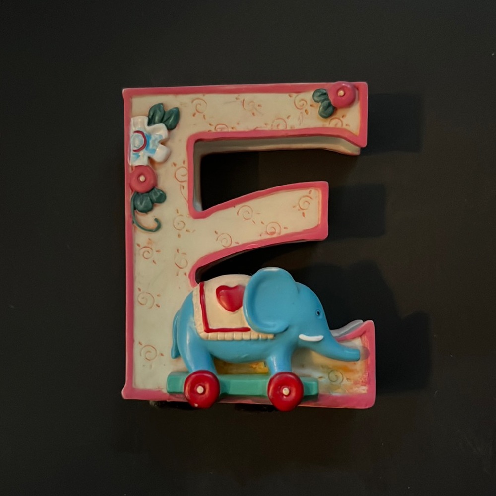 Mary Engelbreit Letter E Initial resin retired